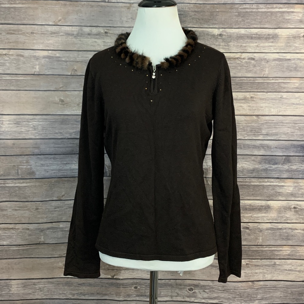 Bonnie And Bill By Holly Silk Blend Sweater